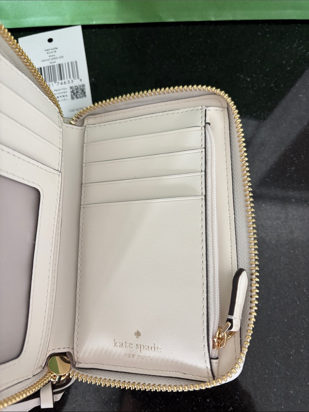 NWT Kate Spade Zip Wallet - Picture 7 of 9